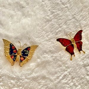 Butterfly Brooches